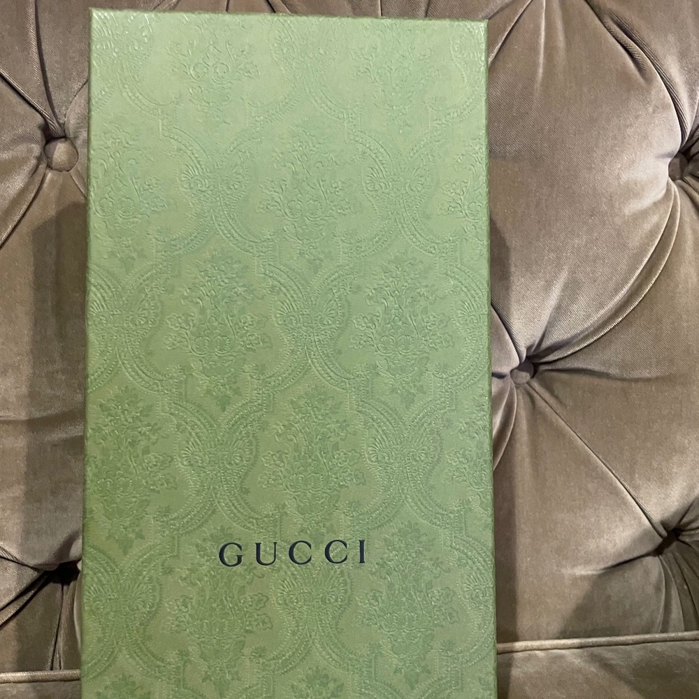 Gucci Shoe Box with 2 Shoe Bags & Tissue